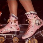a pair of roller skates
